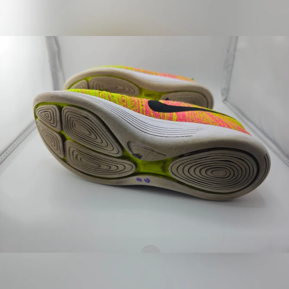 Nike LunarEpic Flyknit Womens Size 8 shoes Multicolor Athletic Running Sneakers - Picture 4 of 6
